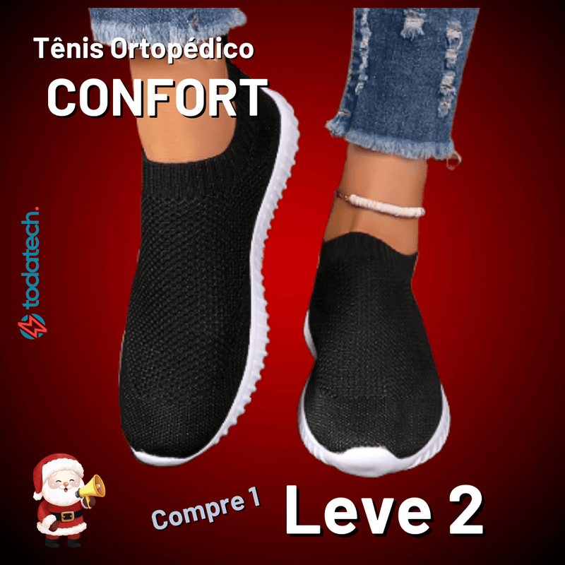 Tênis Meia Slip-On - Oferta de Natal