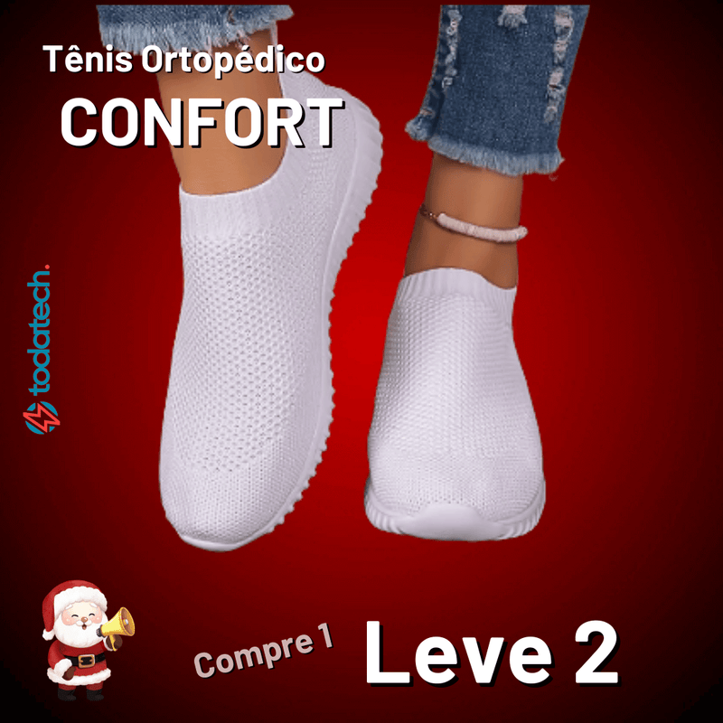 Tênis Meia Slip-On - Oferta de Natal